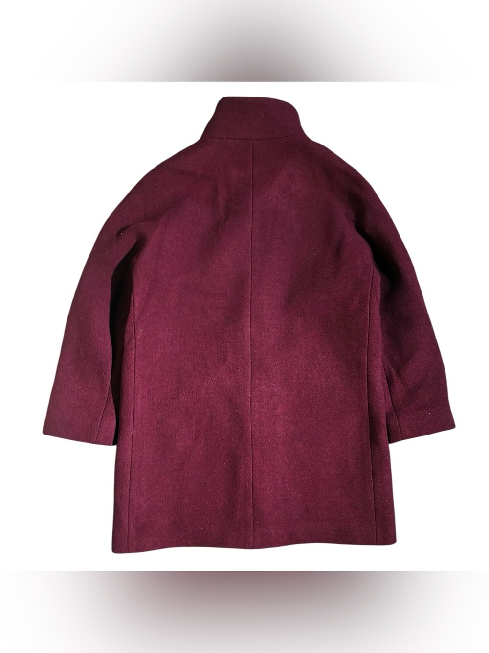 J.Crew Italian Stadium Wool Cloth High Collar Cocoon Jacket - Picture 3 of 5
